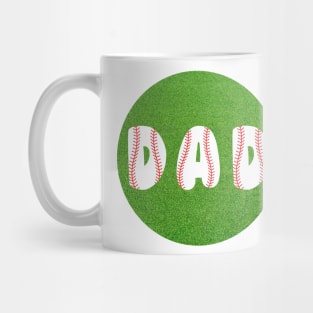 DAD. Baseball design for dads who love the ball. Gift idea for dad on his father's day. Father's day Mug